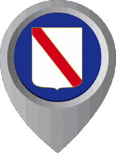 Flags Europe Italy Campania Location Pin 