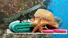 Messages Italien Buone Vacanze Fond Animé 005 