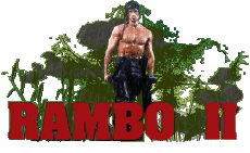 Multi Média Cinéma International Rambo Logo First blood part 2 