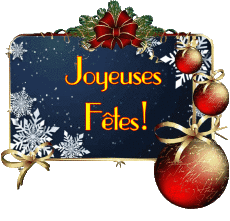 Messages French Joyeuses Fêtes (Noël) Serie 11 
