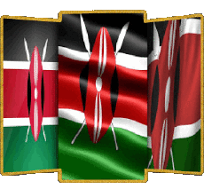Flags Africa Kenya Form 02 