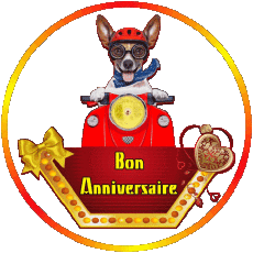 Messagi Francese Bon Anniversaire Animaux 010 