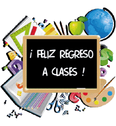 Messages Spanish Feliz Regreso a Clases Transparent Background 002 