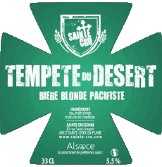 Tempete du desert-Boissons Bières France Métropole Sainte Cru Tempete du desert
