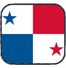 Bandiere America Panama Quadrato 