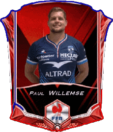 Sports Rugby - Joueurs France Paul Willemse 