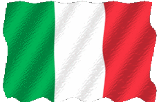 Flags Europe Italy National Waving 