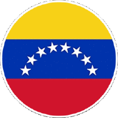 Fahnen Amerika Venezuela Runde 