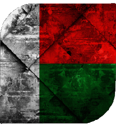 Flags Africa Madagascar Square 