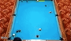 Bata-Humor -  Fun Sports Pool Table Best Off Shot 02 