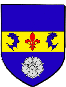 Fahnen Frankreich Abteilungen - Städte 38 SAINT MARCELLIN 