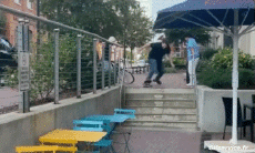 Humor -  Fun Sport Skateboard Free Style Fail 02 