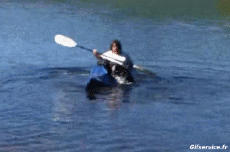 Humor - Fun Deportes Canoa Kayak Caídas - Fail 