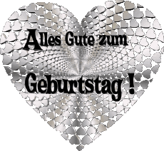 Nachrichten Deutsche Alles Gute zum Geburtstag Herz 011 