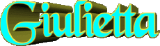 Nombre FEMENINO - Italia G Giulietta 