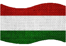 Banderas Europa Hungría Rectángulo 