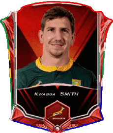 Sports Rugby - Joueurs Afrique du Sud Kwagga Smith 