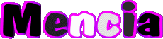 Prénoms FEMININ - Espagne M Mencia 