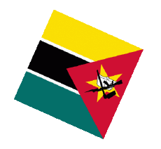 Flags Africa Mozambique Sphere - Cube 