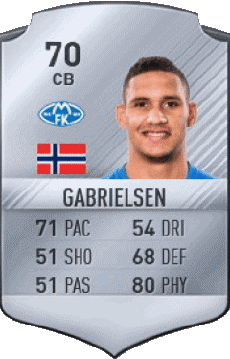 Multimedia Videogiochi F I F A - Giocatori carte Norvegia Ruben Gabrielsen 