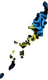 Bandiere Oceania Palau Carta Geografica 