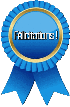 Mensajes Francés Félicitations 02 
