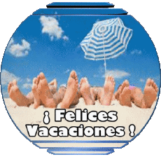 Nachrichten Spanisch Felices Vacaciones Transparenter Hintergrund 02 