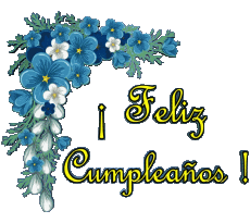Messages Spanish Feliz Cumpleaños Floral 002 