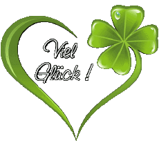 Messages German Viel Glück Transparent Background 06 