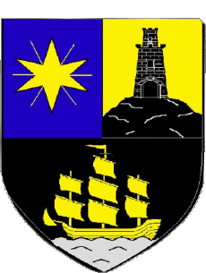 Wappen-Fahnen Frankreich Abteilungen - Städte 17 ROCHEFORT 