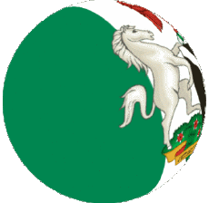 Banderas África Nigeria Esfera - Cubo 