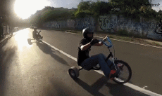 Humour - Fun Sports Trike Drifting Fun - Win 