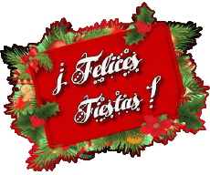 Messages Espagnol Felices Fiestas Serie 03 