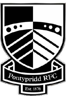 Deportes Rugby - Clubes - Logotipo Gales Pontypridd RFC 