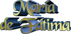 First Names FEMININE - Spain M Composed María de Fátima 