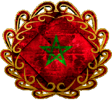 Flags Africa Morocco Form 01 