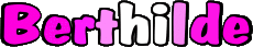 Vorname WEIBLICH - Deutschland B Berthilde 