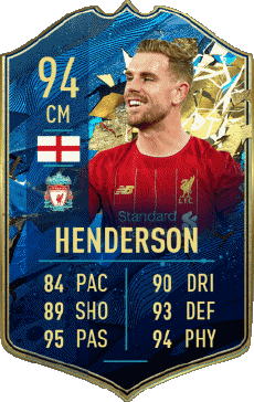 Multimedia Vídeo Juegos F I F A - Jugadores  cartas Angleterre Jordan Henderson 