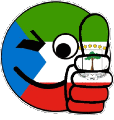 Flags Africa Equatorial Guinea Smiley - OK 