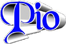 Vorname MANN - Italien P Pio 