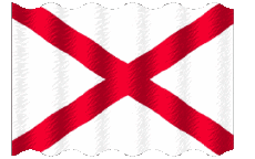 Flags America U.S.A - States Alabama Waving 