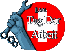 Mensajes Alemán 1. Mai Tag Der Arbeit - Schweiz 
