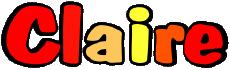 Nombre FEMENINO - Francia C Claire 