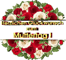 Messagi Tedesco Herzlichen Glückwunsch zum Muttertag 013 