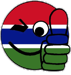 Bandiere Africa Gambia Faccina - OK 