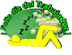 Messages Spanish 1 de Mayo Feliz día del Trabajador 