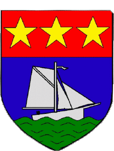 Blason-Drapeaux France Départements - Villes 14 TROUVILLE SUR MER 