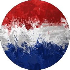 Drapeaux Europe Pays-Bas Rond 