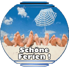 Messages Allemand Schöne Ferien Fond Transparent 02 