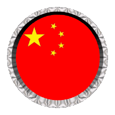 Banderas Asia China Ronda - Anillos 